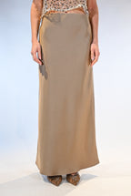 Gonna in raso sabbia - Penny Black