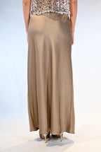 Gonna in raso sabbia - Penny Black