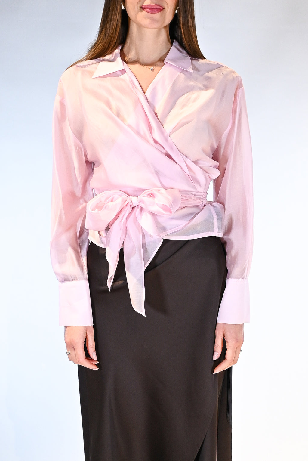 Camicia a portafoglio rosa - Vicolo