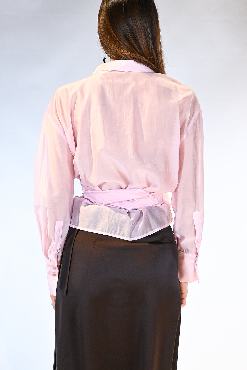 Camicia a portafoglio rosa - Vicolo