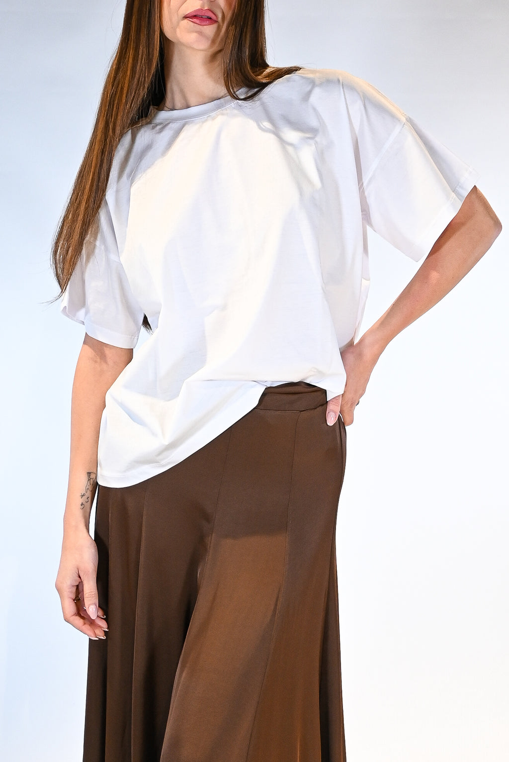 T-shirt over bianca - Vicolo