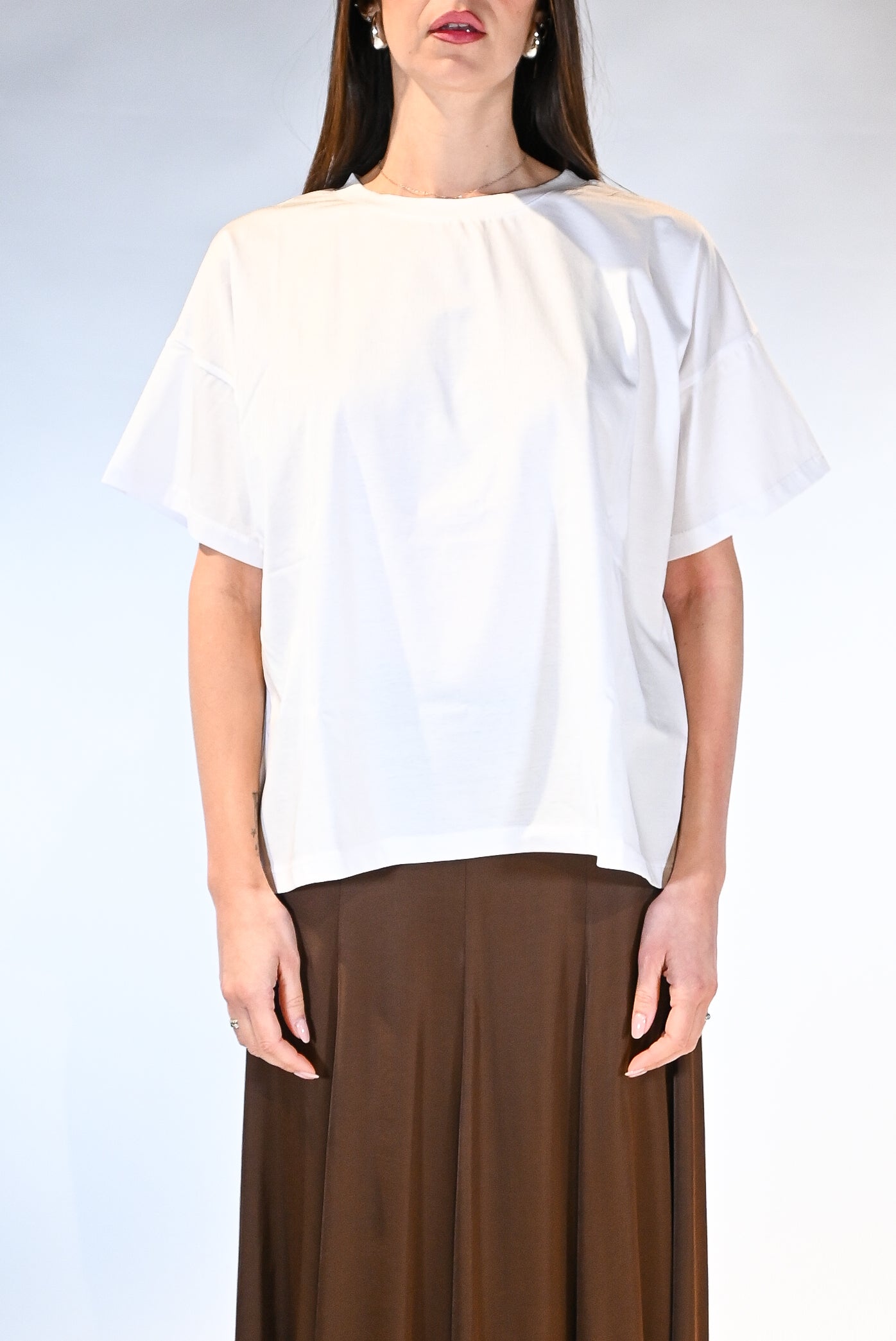 T-shirt over bianca - Vicolo