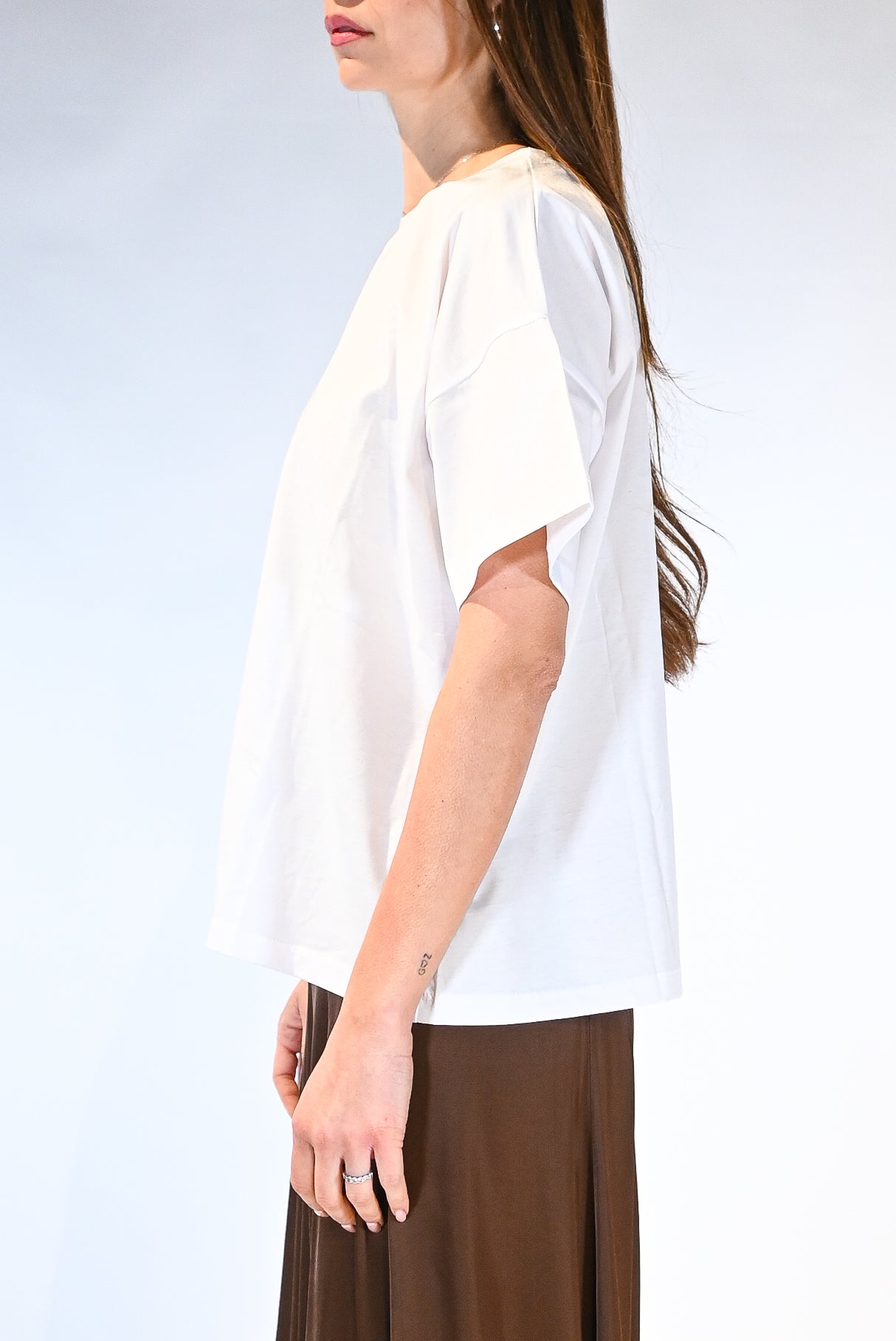 T-shirt over bianca - Vicolo