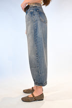 Jeans Denim "Slouchy" con Lavaggio Vintage – Vicolo