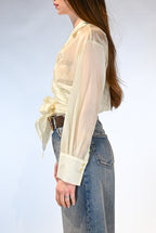 Camicia a portafoglio avorio - Vicolo