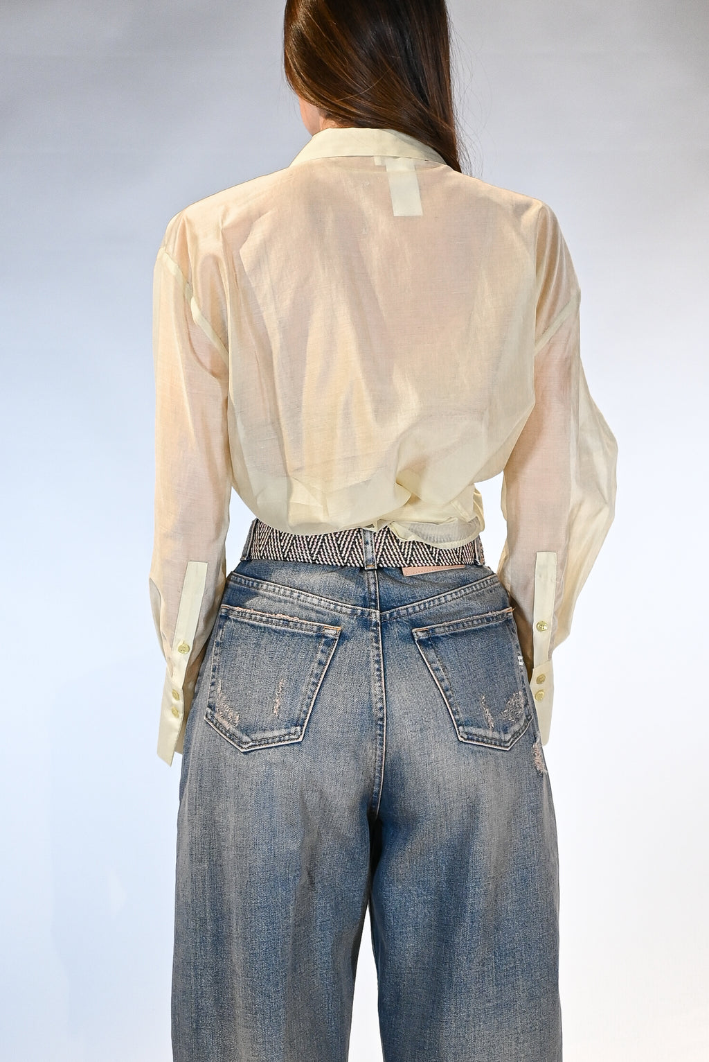 Camicia a portafoglio avorio - Vicolo