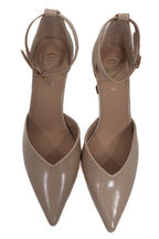 Décolleté Slingback a Punta in Vernice – Nude - Ovye'