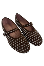 Ballerine con strass marroni - Emme Marella
