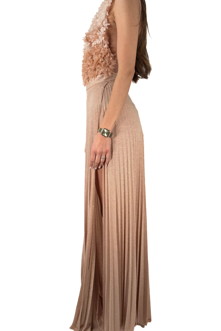 Abito in tulle e jersey lurex - Elisabetta Franchi