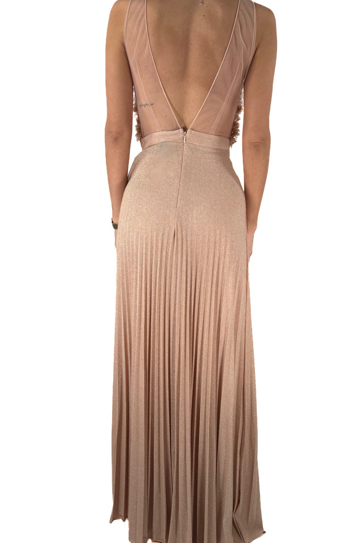 Abito in tulle e jersey lurex - Elisabetta Franchi