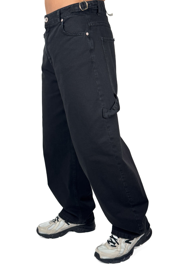 Jeans Berna Loose Fit – Lavaggio Nero Vintage