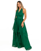 Berti Mode Collection - Abito lungo verde