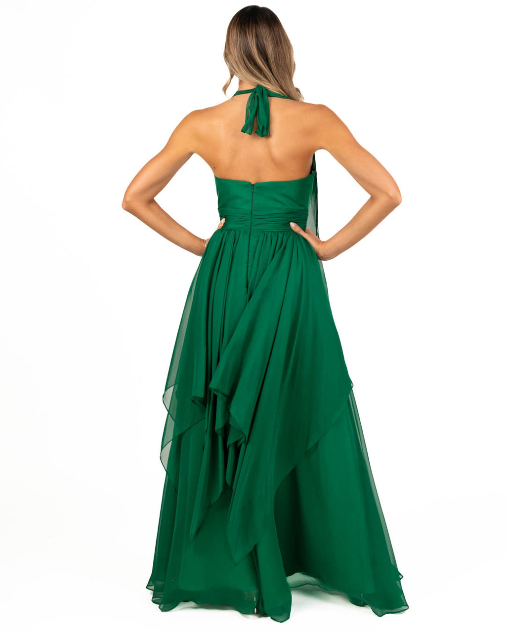 Berti Mode Collection - Abito lungo verde