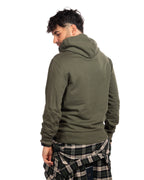 Fred Perry - felpa con cappuccio verde