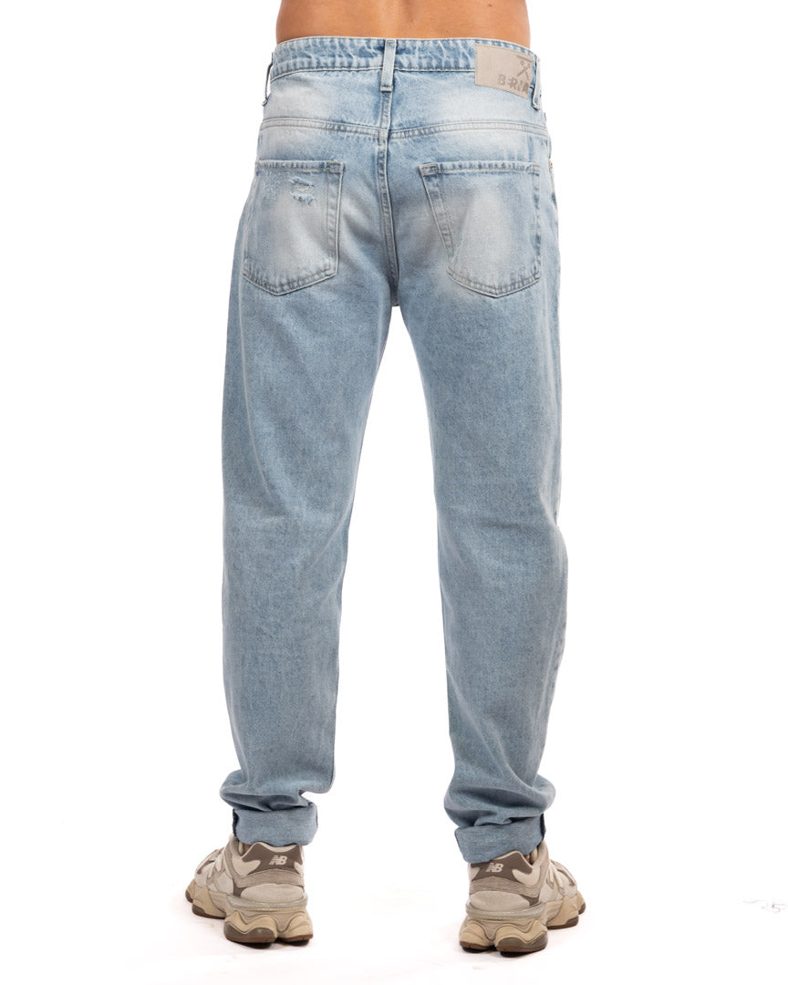 Berna jeans chiari con strappi