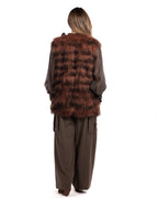 Berti Mode Collection ecopelliccia smanicata