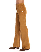 Roy Roger's pantaloni in velluto beige