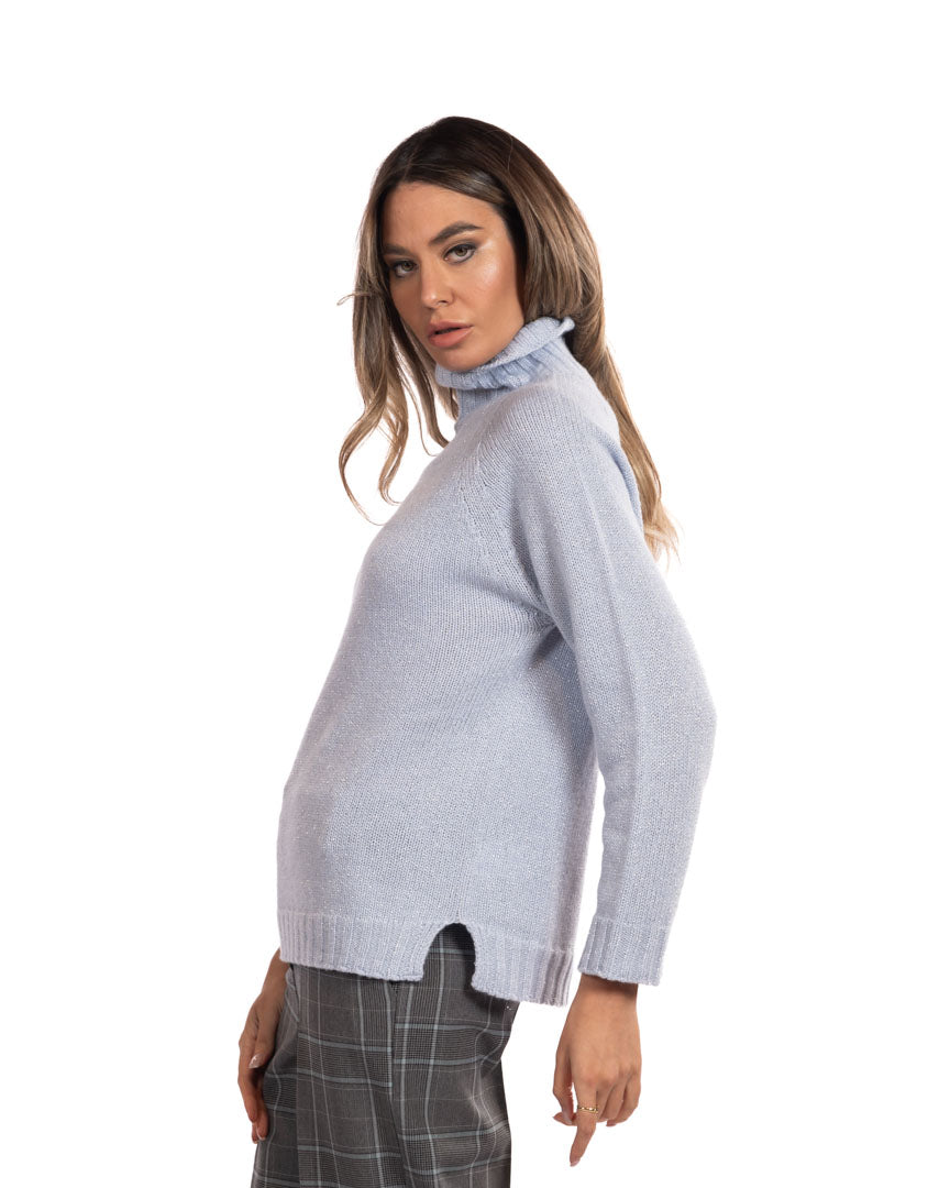 Berti Mode Collection maglione azzurro