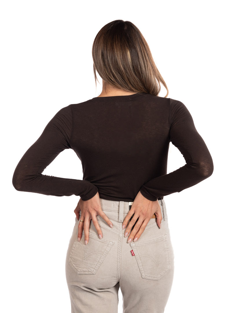 Vicolo maglia marrone