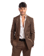 Adriano Langella - completo marrone