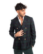 Berti Mode collection giacca doppiopetto fantasia