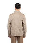 Berna overshirt beige in devorè
