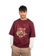 Berna t-shirt bordeaux