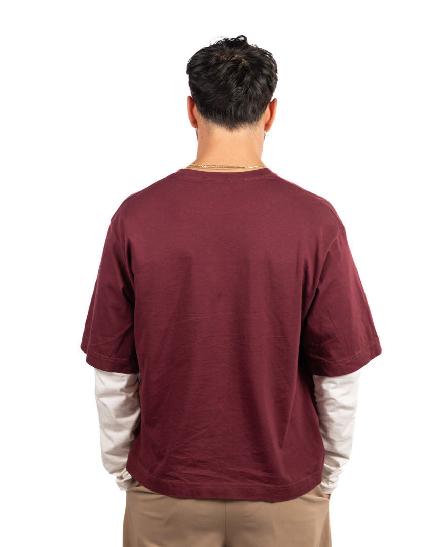 Berna t-shirt bordeaux