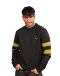 Fred Perry maglione grigio a righe