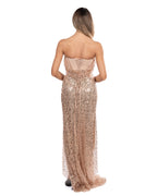 Berti Mode Collection abito oro rosa