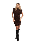 Vicolo abito corto marrone