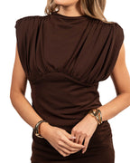 Vicolo abito corto marrone