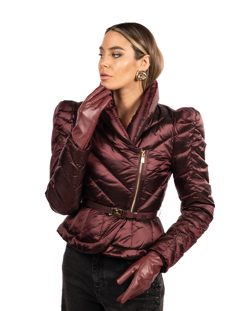 Elisabetta Franchi pumino merlot