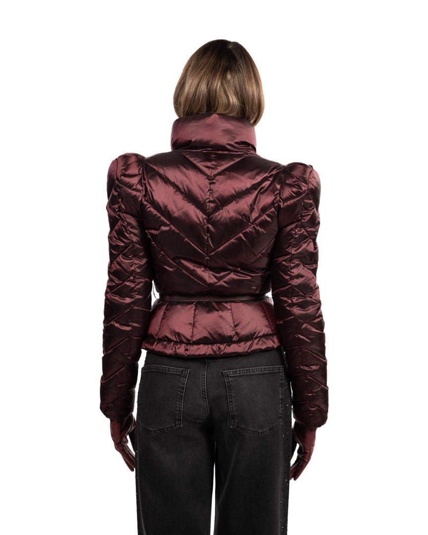 Elisabetta Franchi pumino merlot