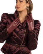 Elisabetta Franchi pumino merlot