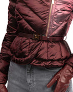 Elisabetta Franchi pumino merlot