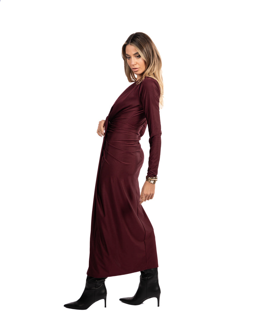 Berti Mode Collection abito bordeaux