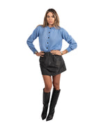 Vicolo cardigan azzurro