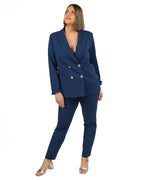 RINASCIMENTO - Giacca Doppiopetto Blu