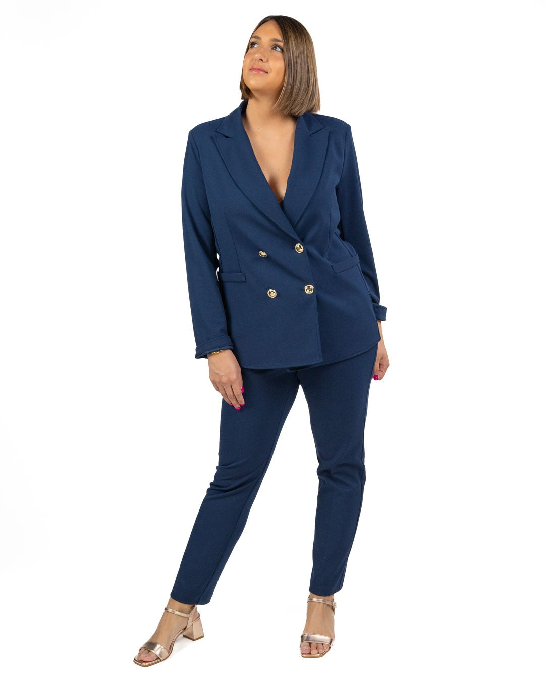 RINASCIMENTO - Giacca Doppiopetto Blu