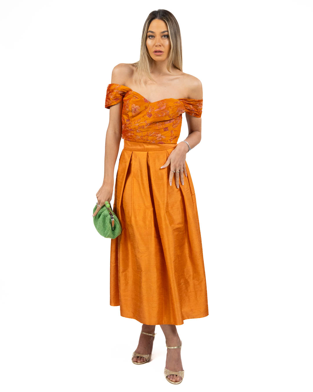 BERTI MODE COLLECTION - Abito Sartoriale Arancione