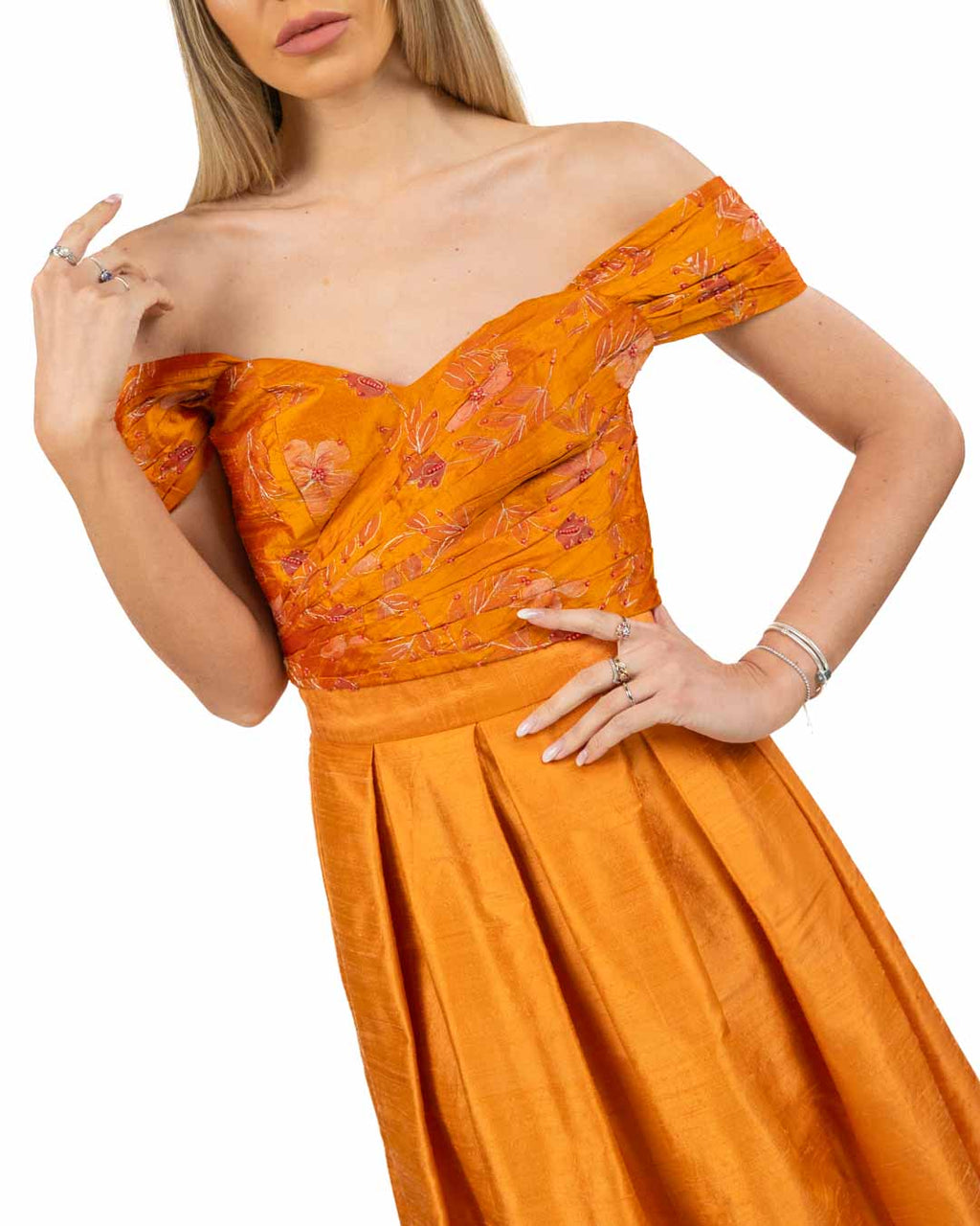 BERTI MODE COLLECTION - Abito Sartoriale Arancione