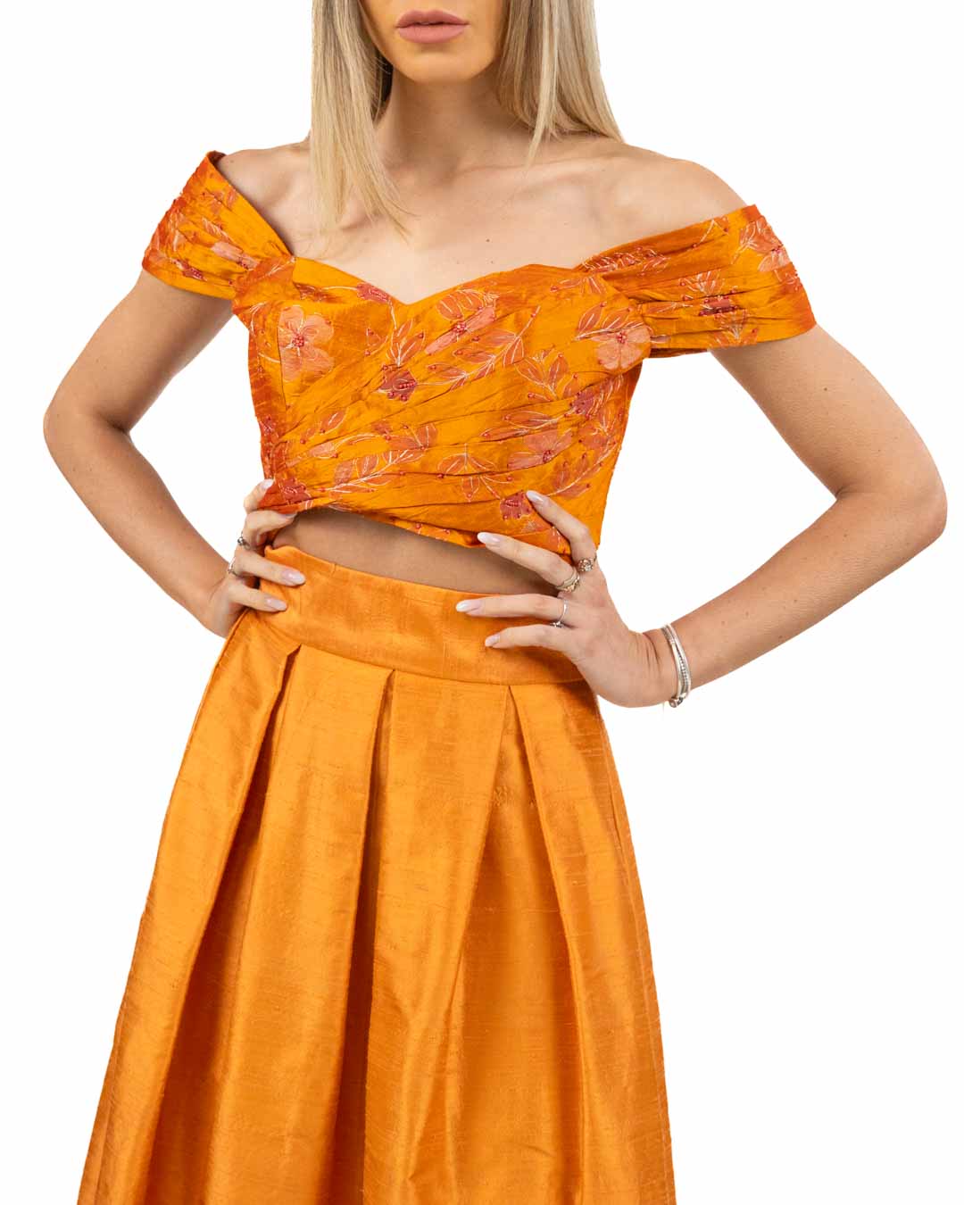 BERTI MODE COLLECTION - Abito Sartoriale Arancione
