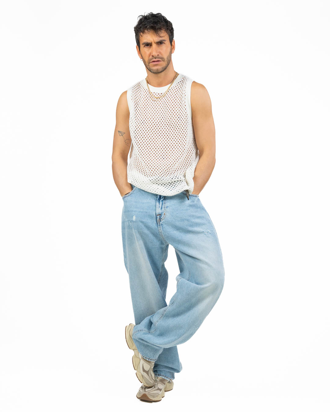 BERNA - Jeans straight destroyed