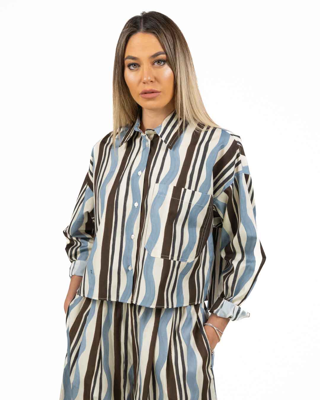 Weekend Max Mara - camicia popeline in fantasia