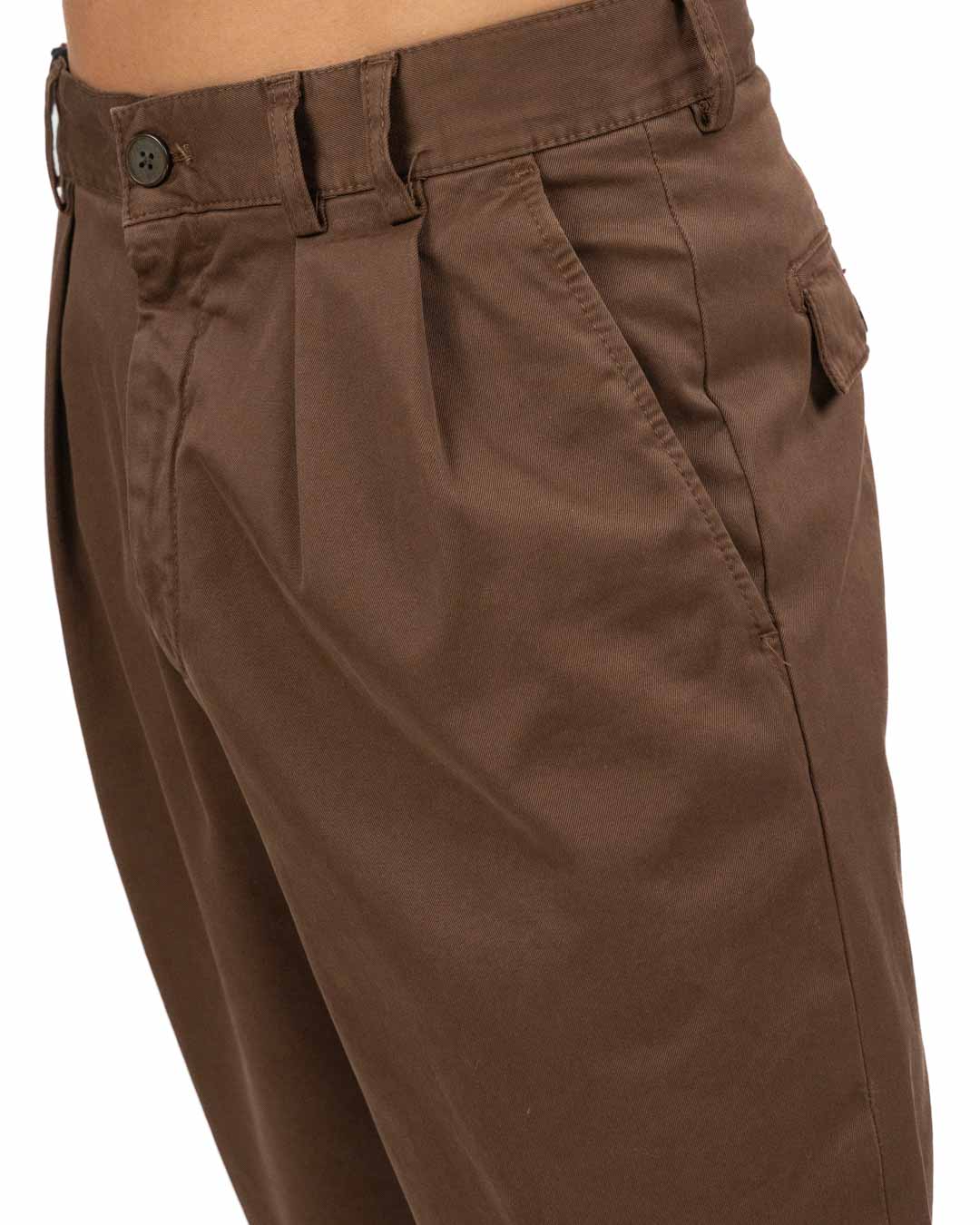 Over/D - pantalone marrone