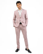 ADRIANO LANGELLA - Abito con Revere a Lancia Rosa