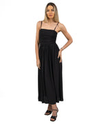 WEEKEND MAX MARA - Abito midi smanicato in jersey con spalline incrociate e gonna svasata