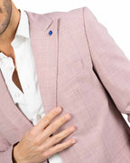 ADRIANO LANGELLA - Abito con Revere a Lancia Rosa