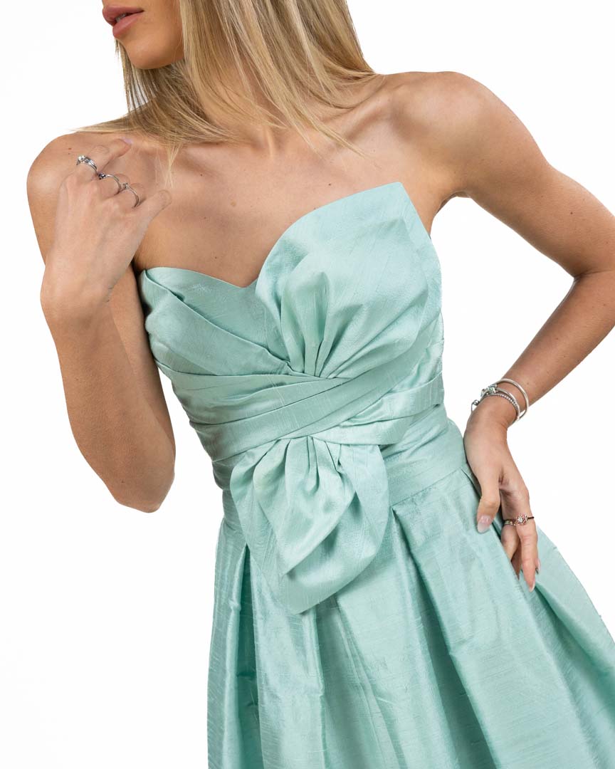 BERTI MODE COLLECTION - Abito Sartoriale Verde Acqua